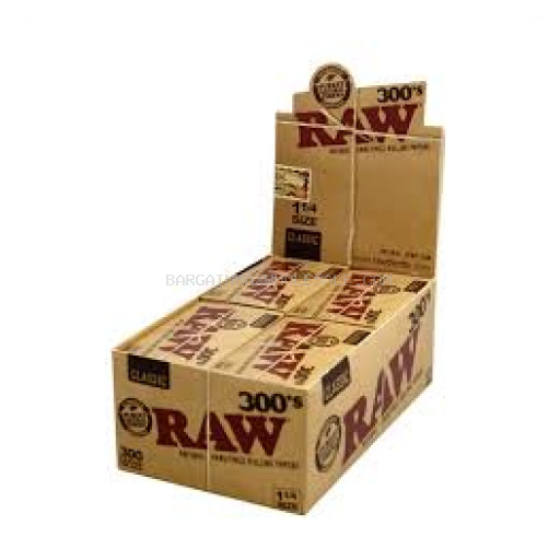 RAW CLASSIC PAPERS 300'S 1 1/4 20 CT