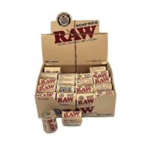 RAW HEMP WICK 40 ROLLS 10 FT