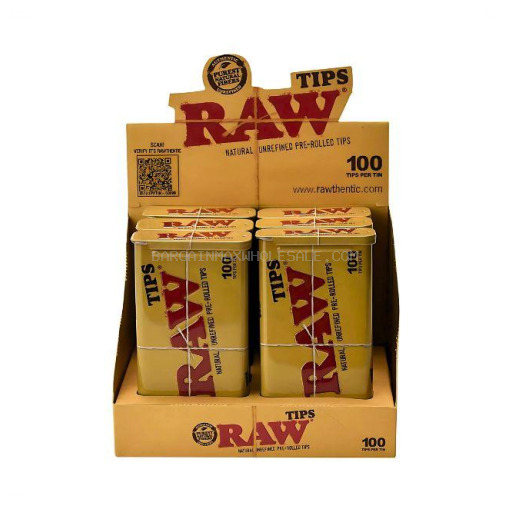 RAW TIPS 6/100 TIPS PER TIN