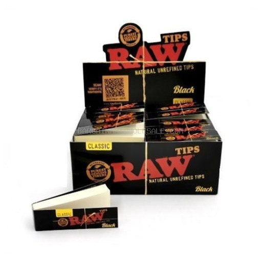 RAW CLASSIC BLACK TIP 50/50CT