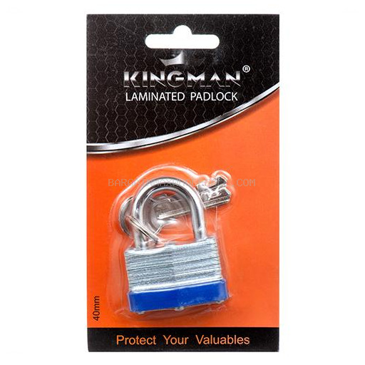 KINGMAN LAMINATED PADLOCK 40MM