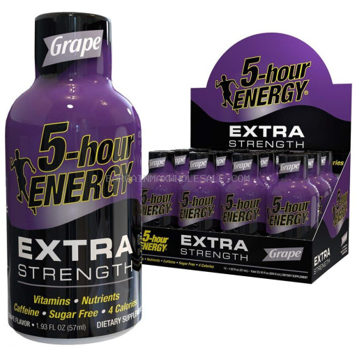 5- HOUR ENERGY EX ETRENGTH GRAPE 12 CT