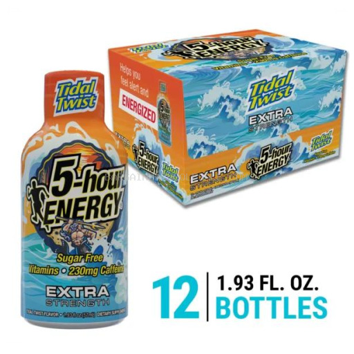 5- HOUR ENERGY EX ETRENGTH TIDAL TWIST 12 CT