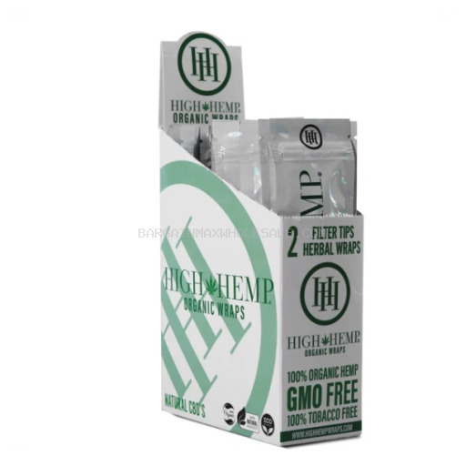 HIGH HEMP ORGANIC WRAPS GRAPEAPE 25 CT