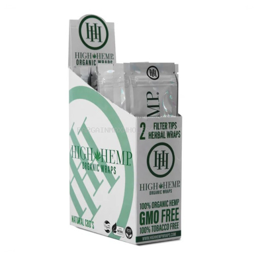 HIGH HEMP ORGANIC WRAP AREA 51 GREEN 25 CT