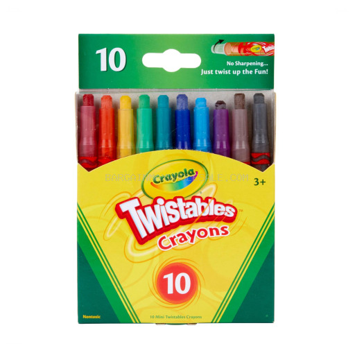 CRAYON ASSORTED 10 CT