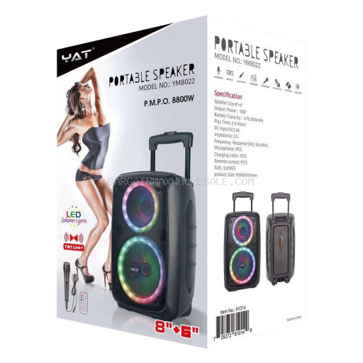 YAT PORTABLE   SPEAKER YM8022