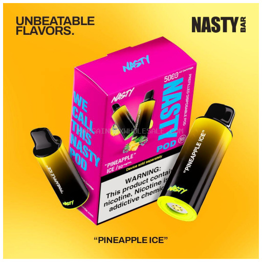 WILD BEAST PINEAPPLE/ICE 5.5K 5% NIC 10 CT