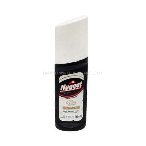 NUGGET LIQUID SHOE POLISH WHITE 2 OZ