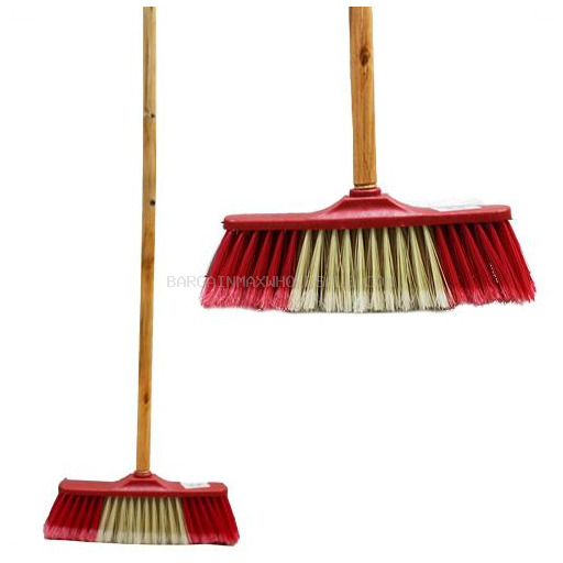 T-BROOM W/WOOD HANDLE