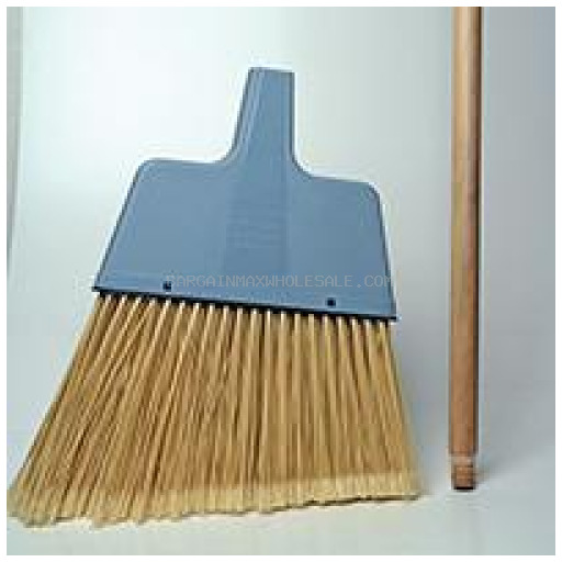 ANGLE BROOM W/WOOD HANDLE