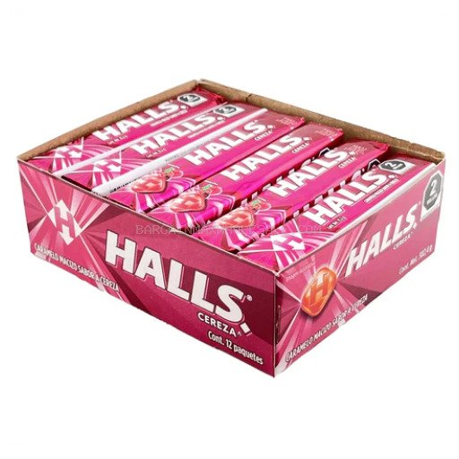 HALLS MEXICAN CEREZA 12 CT