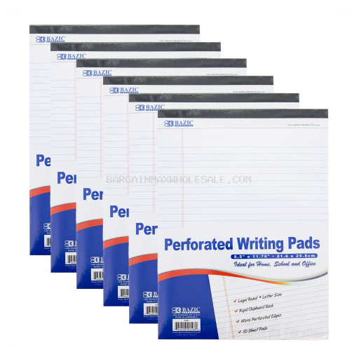 BAZIC PERFORATED WRITING PADS