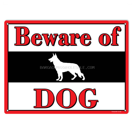 SIGN BEWARE OF DOG 9X12