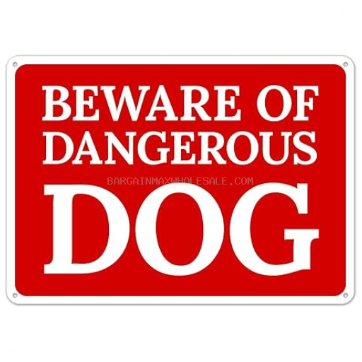 SIGN BEWARE OF DOG 12X16