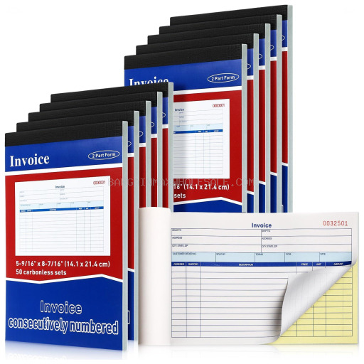 INVOICE RECEIPT BOOK