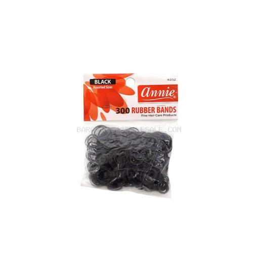 RUBBER BANDS BLACK 300CT