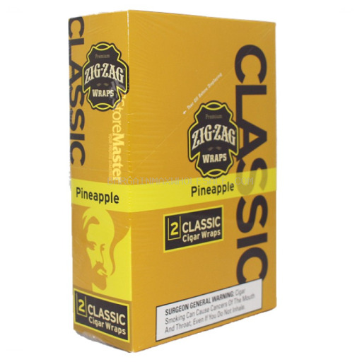 ZIG-ZAG WRAPS PINEAPPLE 25 CT