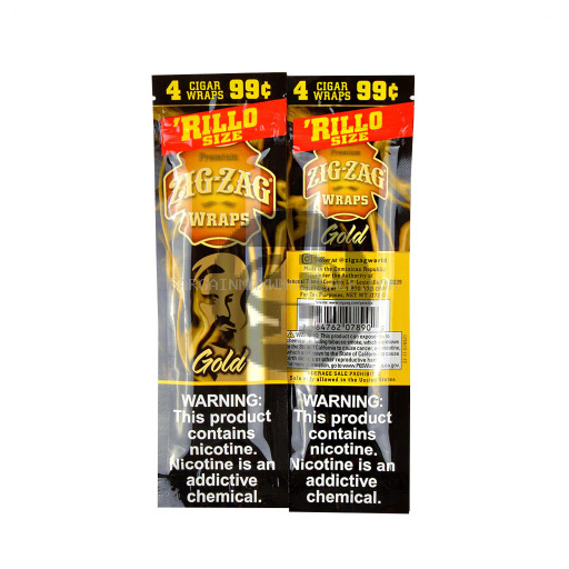 ZIG-ZAG PREMIUM GOLD CIGARILLOS 15 PK