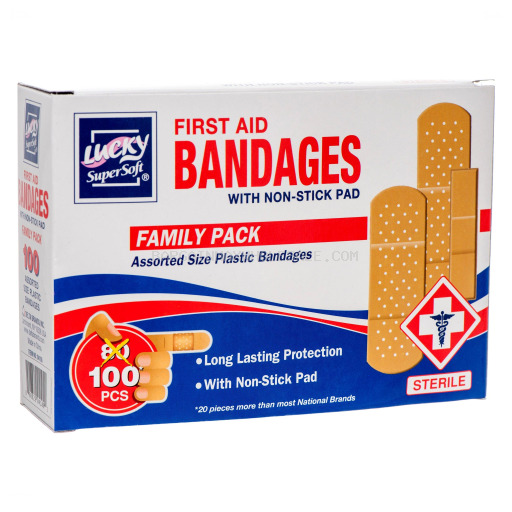 LUCKY BANDAGES 100CT
