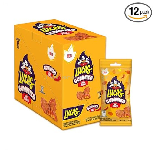 LUCAS GUMMIES CANDY 2.46OZ/12CT