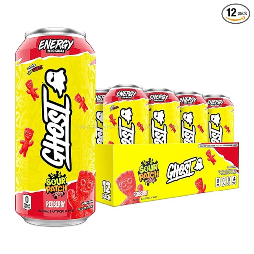 GHOST ENERGY SOUR PATCH RED BERRY 12/16 OZ