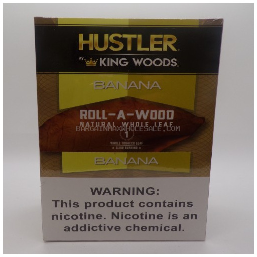 HUSTLER KW ROLL-A-WOOD BANANA  6 CT
