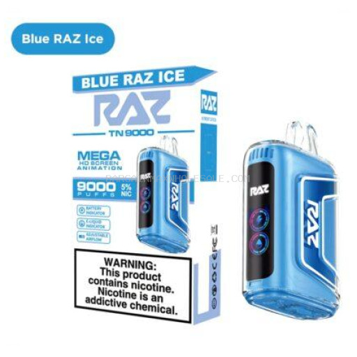 HUSTLER BLUE RAZZ 2100 5% NIC 10 CT