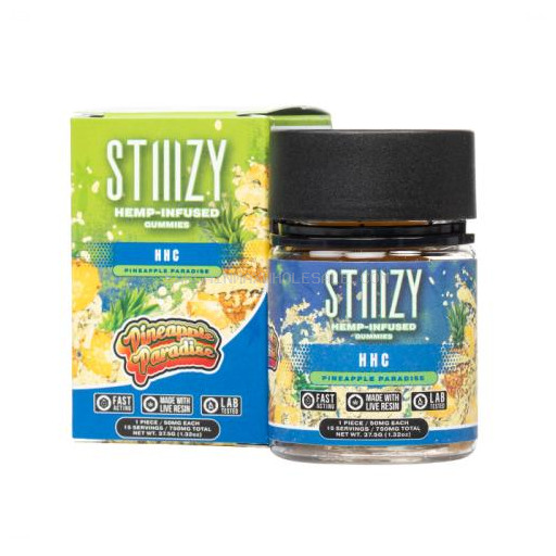 STIIIZY HHC PINEAPPLE PARADISE HEMP GUMMIES 10CT