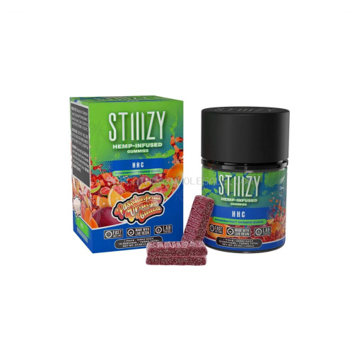 STIIIZY HHC PASSIONFRUIT ORANGE GUAVA HEMP GUMMIES 10CT