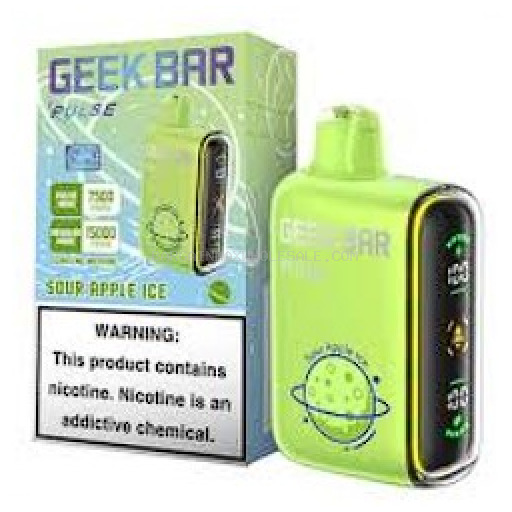 GEEK BAR PULSE 15K SOUR APPLE ICE