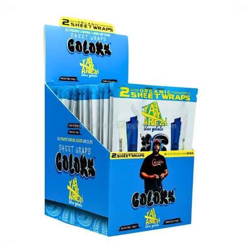 COLORS SHEET WRAPS BLUE BELATO 25/2CT