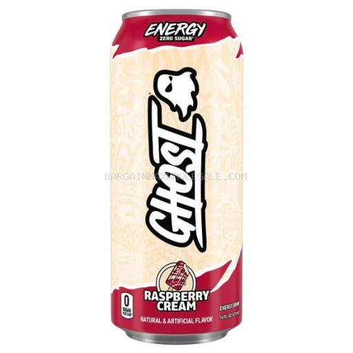 GHOST ENERGY RASPCREAM 12/16 OZ