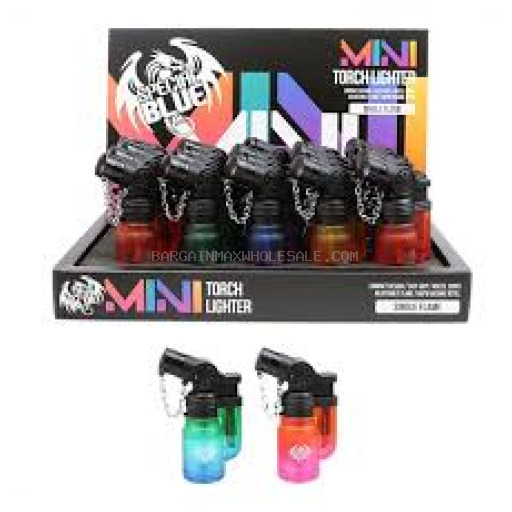 SPECIAL BLUE MINI CLEAR LIGHTER 20 CT