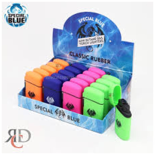 SPECIAL BLUE RUBBER LIGHTER 20 CT