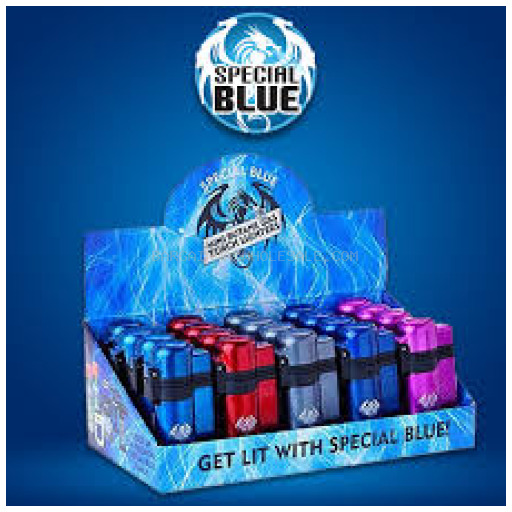 SPECIAL BLUE METAL LIGHTER 20 CT