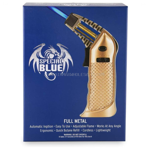 SPECIAL BLUE HEAVY METAL GOLD TORCH