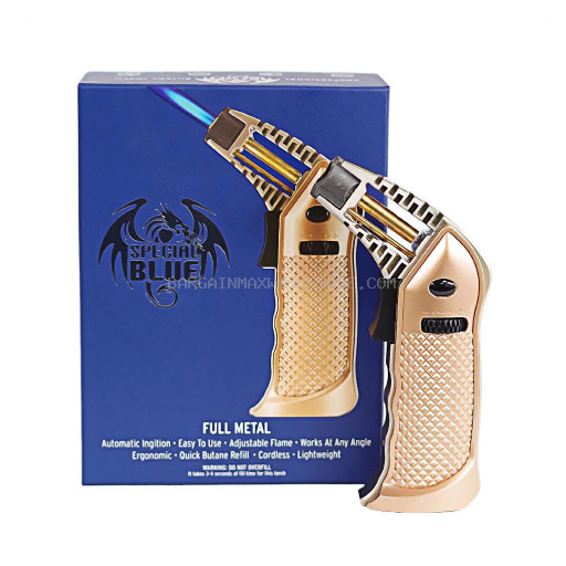 SPECIAL BLUE METAL TORCH GOLD