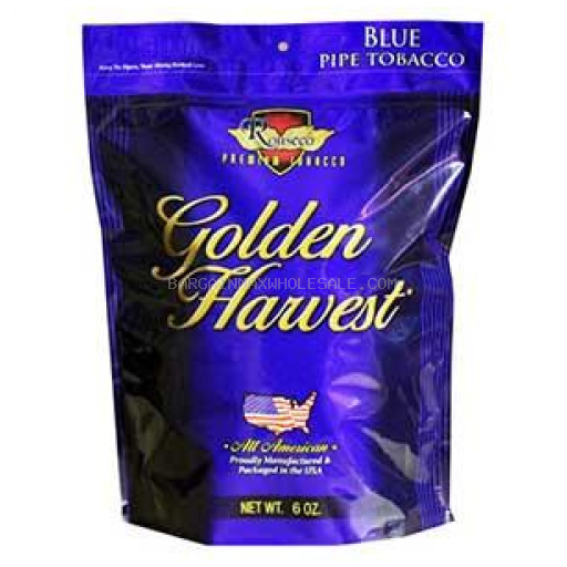 GOLDEN HARVEST PIPE TOBACCO BLUE 6 OZ
