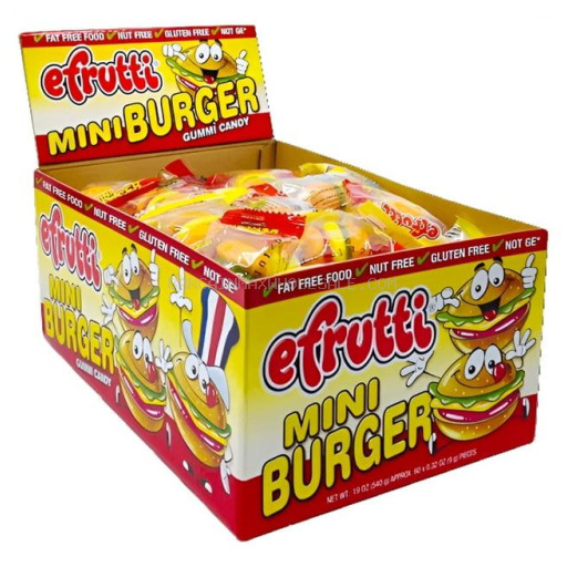 E-FRUIT GUMMY BURGER ORIGINAL 60 CT
