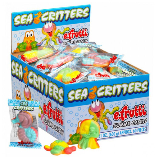 E-FRUIT GUMMY SEA CREATURES 60 CT