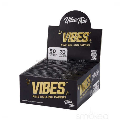 VIBES ULTRA THIN PAPERS KING SIZE 50 CT