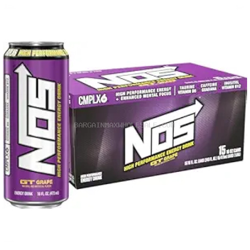 NOS ENERGY DRINK GT GRAPPE 24/16 OZ