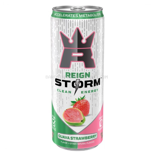 REIGN STORM GUAVA STRAW 12/12 OZ