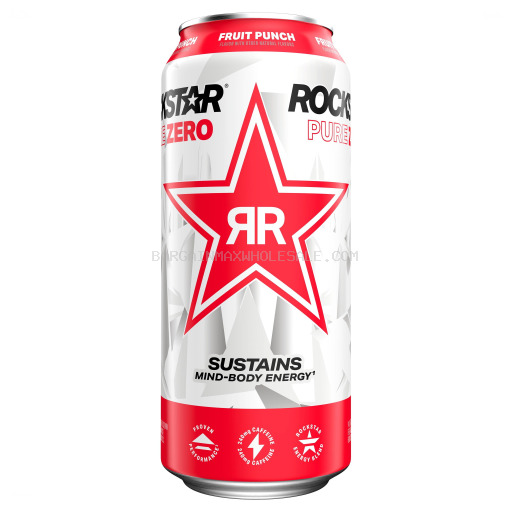 ROCKSTAR PURE ZERO PUNCHED 24/16 OZ