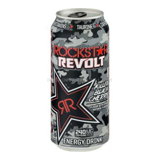 ROCKSTAR REVOLT KILLER BLACK CHERRY 24/16 OZ