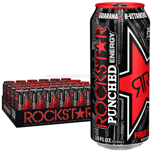 ROCKSTAR FRUIT PUNCH 12/16 OZ