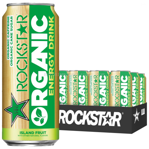 ROCKSTAR ENERGY ORGANIC 12/16 OZ