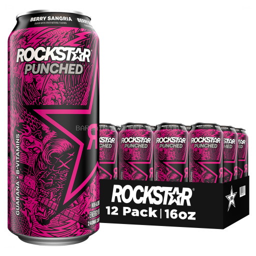 ROCKSTAR ENERGY PUNCHED BERRY SANGRIA 12/16 OZ
