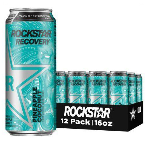ROCKSTAR ENERGY PINE/COCONUT 12/16 OZ